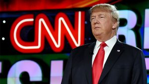 Republican presidential candidate Donald Trump is introduced during the CNN presidential debate at The Venetian Las Vegas on December 15, 2015 in Las Vegas, Nevada. (Ethan Miller/Getty)