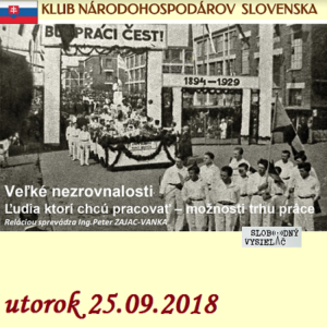Klub národohospodárov Slovenska 19 1 Klub národohospodárov Slovenska 19