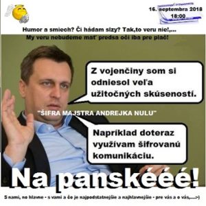 Na panské 32/2018 (humoristický týždenník) 1 Na panské 32/2018 (humoristický týždenník)