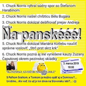 Na panské 07/2019 (humoristický týždenník)