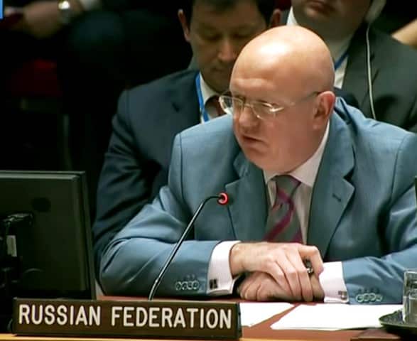 Vasilij Nebenzia členom BR na pôde OSN: „Téma ukrajinského zákona o jazyku je vám nepríjemná, pretože neumožňuje ospravedlniť vašich chránencov v Kyjeve.“ 1