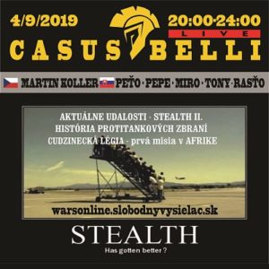 Casus belli 75 (repríza)