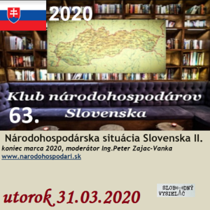 Klub národohospodárov Slovenska 63 (repríza)