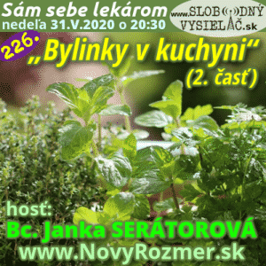 Sám sebe lekárom 226 (Bylinky v kuchyni“) 2. časť (repríza)