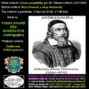 Vzdelávanie pre dospelých 205 (repríza)