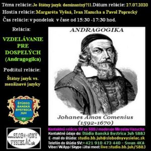 Vzdelávanie pre dospelých 207 (repríza) 1 Vzdelávanie pre dospelých 207 (repríza)
