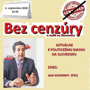 Bez cenzúry 13/2020 1 Bez cenzúry 13/2020