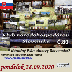 Klub národohospodárov Slovenska 80