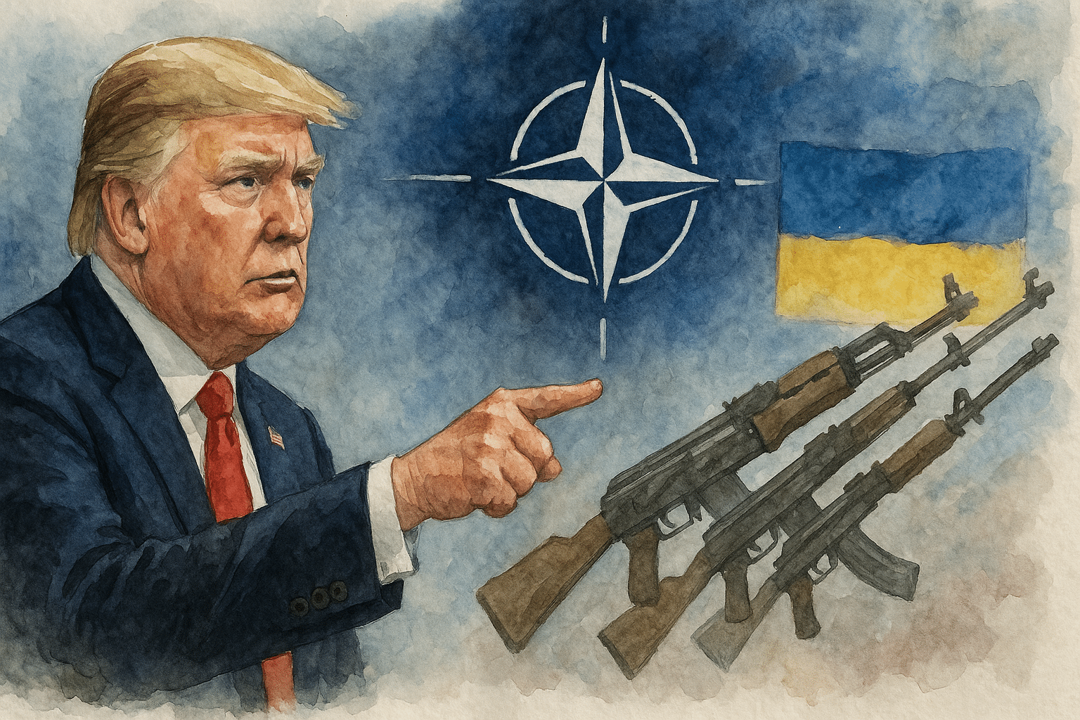 Trump: Zbrane na Ukrajinu pošleme cez NATO, voči Rusku plánujem veľké vyhlásenie. 1