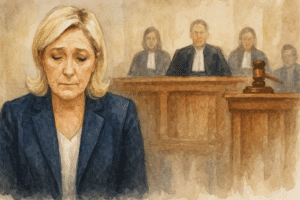 Marine Le Penová na súde neuspela. 10