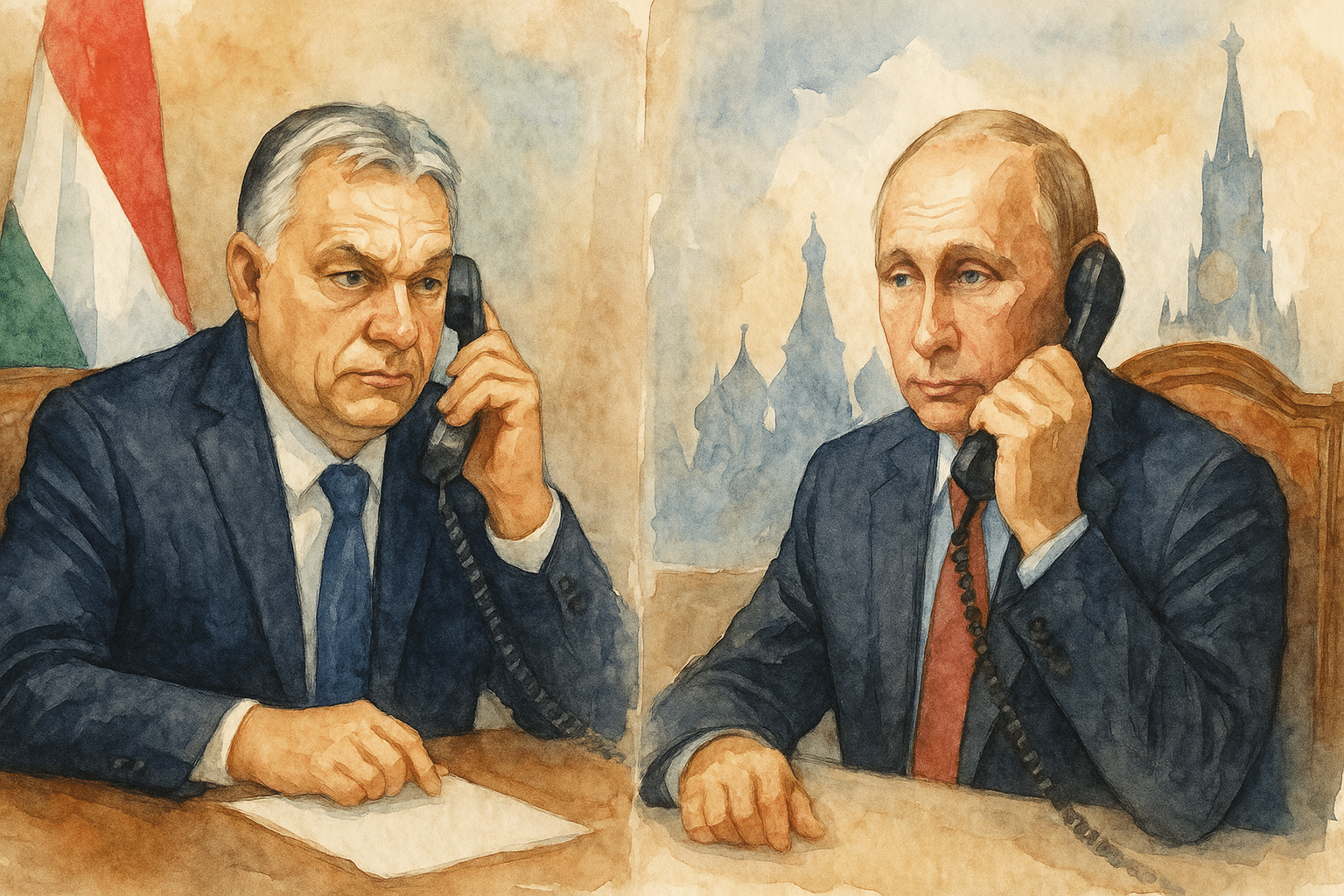 Orbán telefonoval s Putinom o prípravách na mierový summit v Budapešti. 14