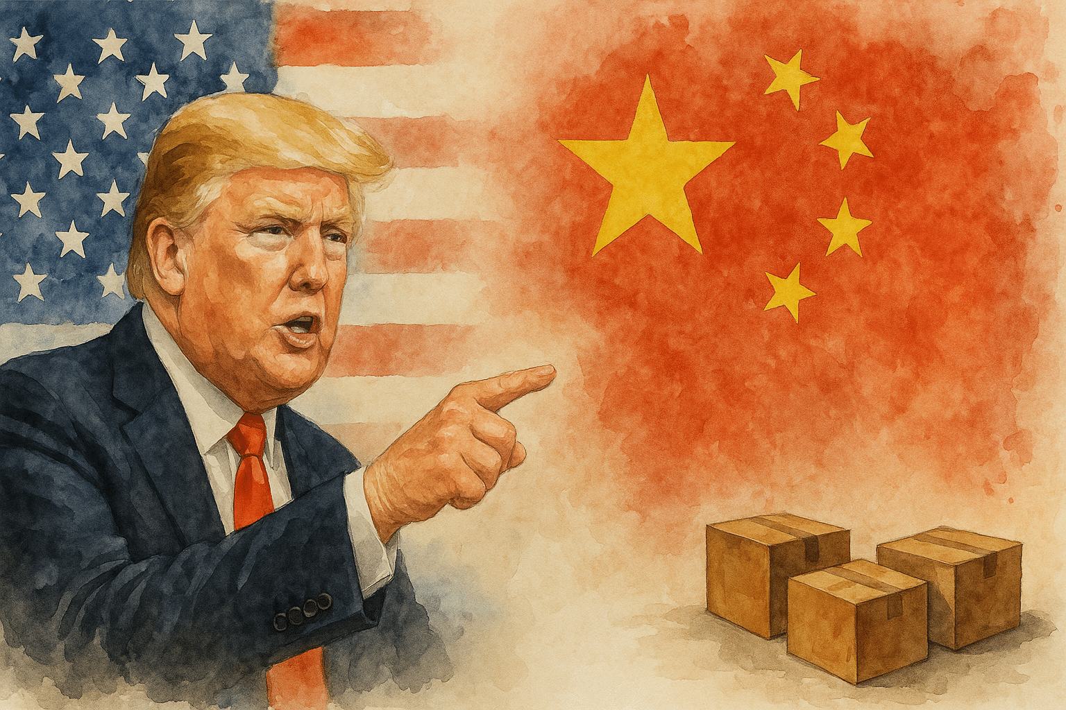 Trump oznámil, že uvalí 100-percentné clá na Čínu. 9