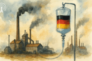 Německý průmysl je na kapačkách. 1